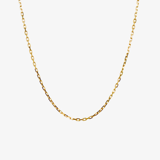 1.95mm Elongated Diamond Cut Cable Link Chain