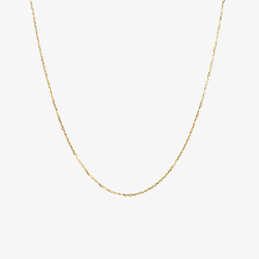 1mm Light Diamond Cut Cable Chain