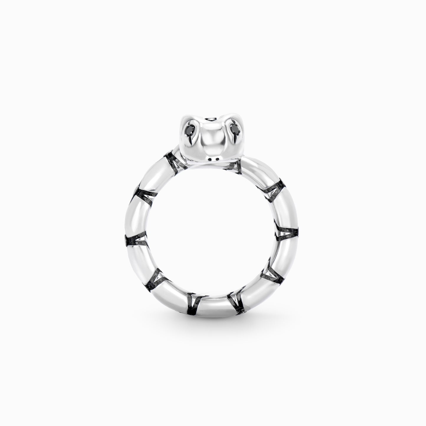 BOA Constrictor Open Wrap Ring – Silver