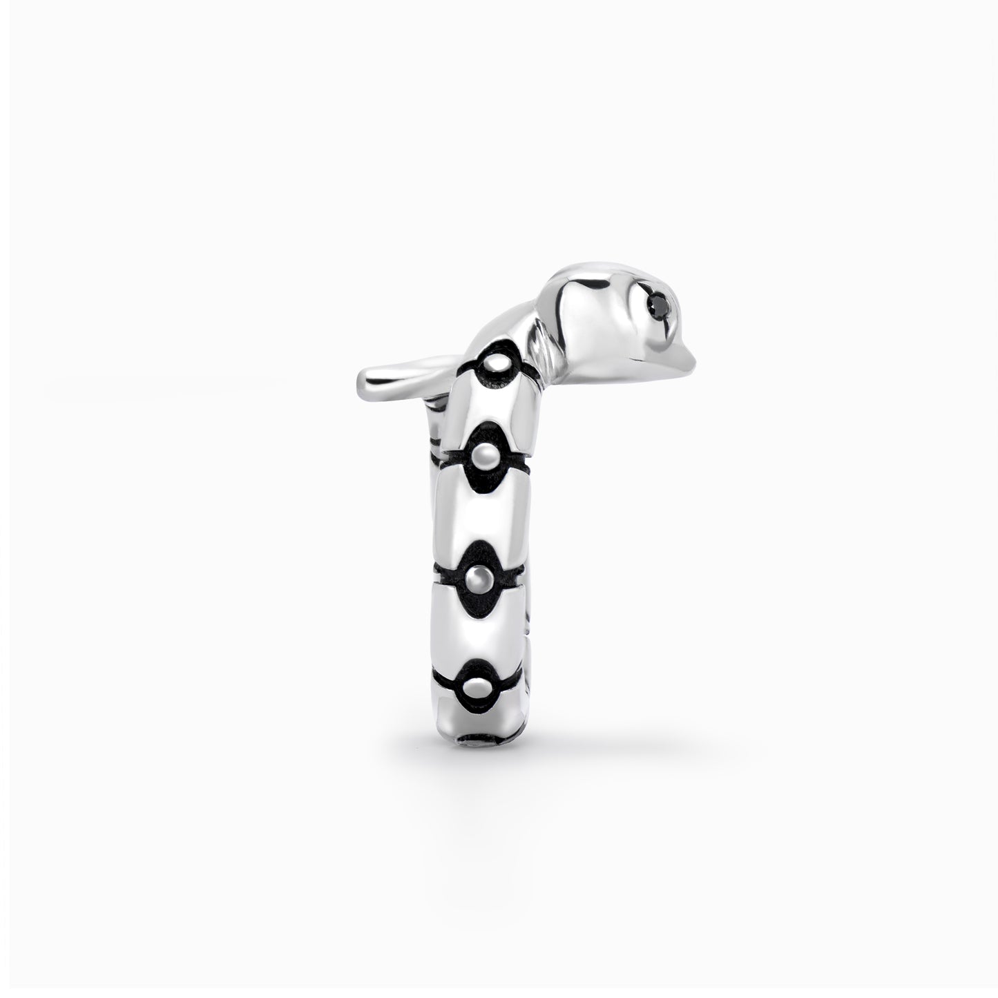 BOA Constrictor Open Wrap Ring – Silver