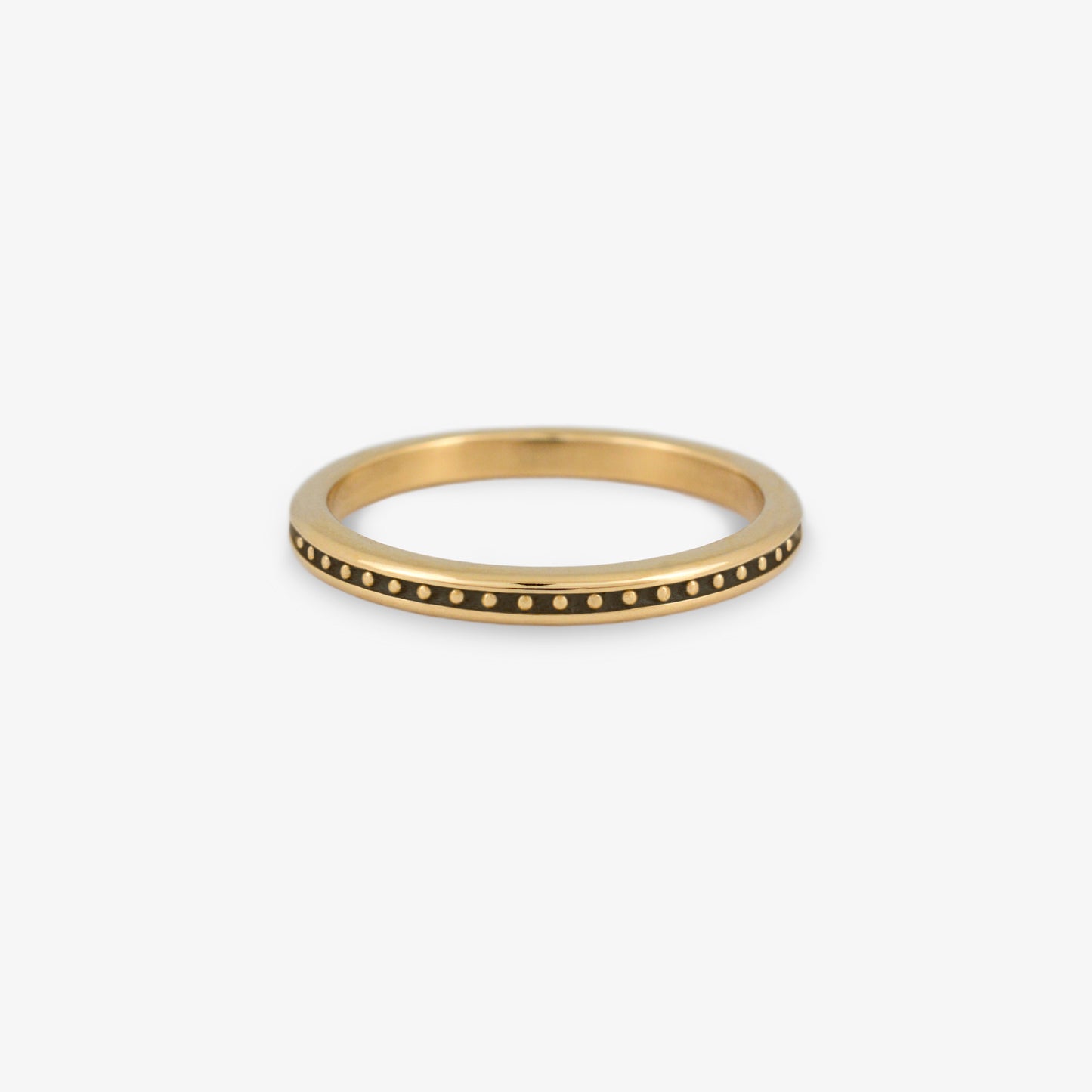 Milgrain Stacking Band Ring 2mm Wide