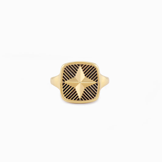 FIERCE Cheeky Grill Signet Ring