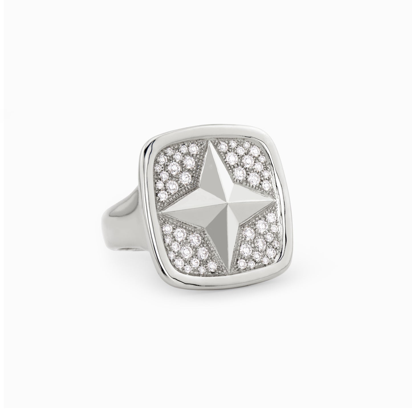 FIERCE Outrageous Diamond Signet Ring