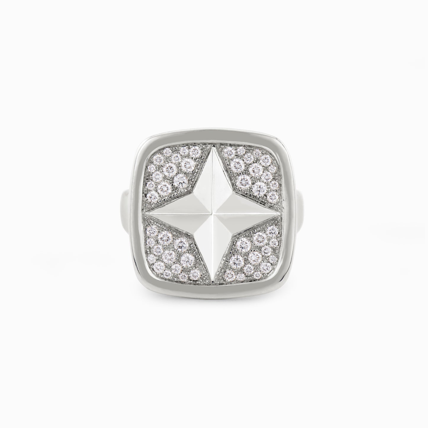 FIERCE Outrageous Diamond Signet Ring