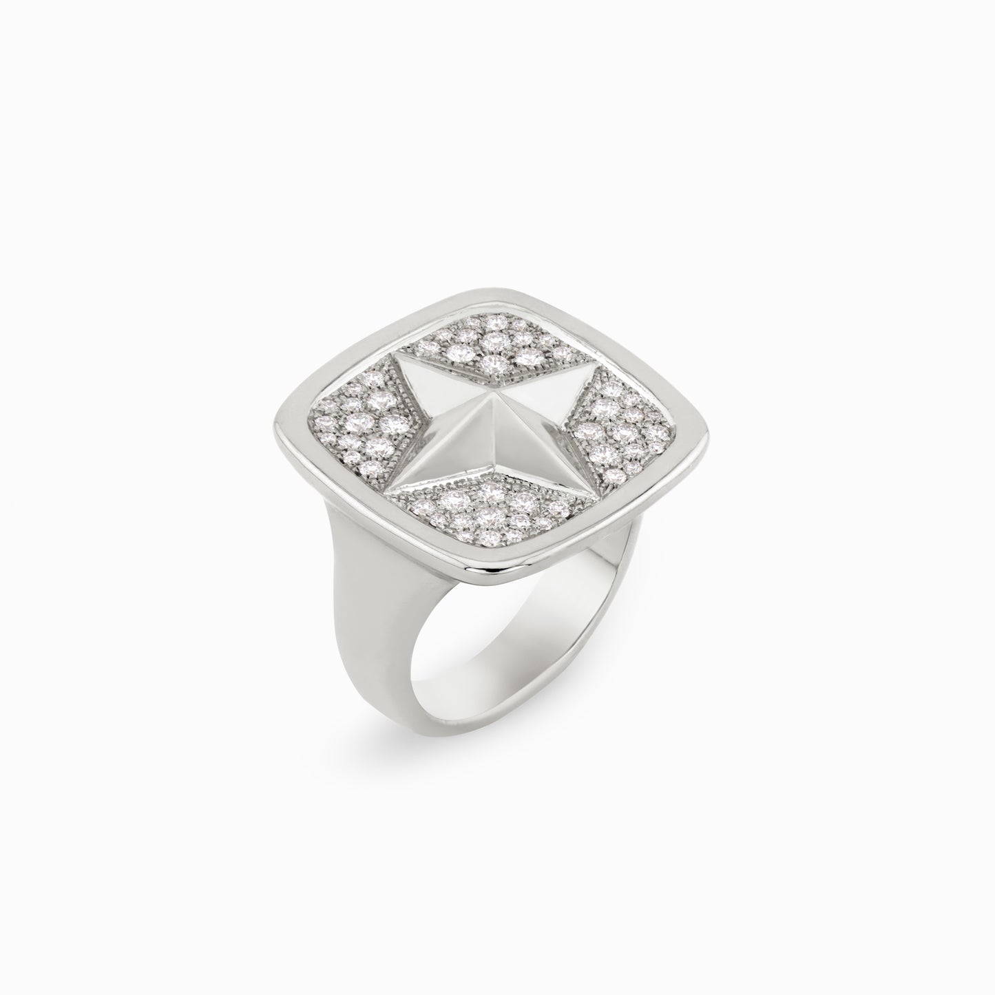 FIERCE Outrageous Diamond Signet Ring