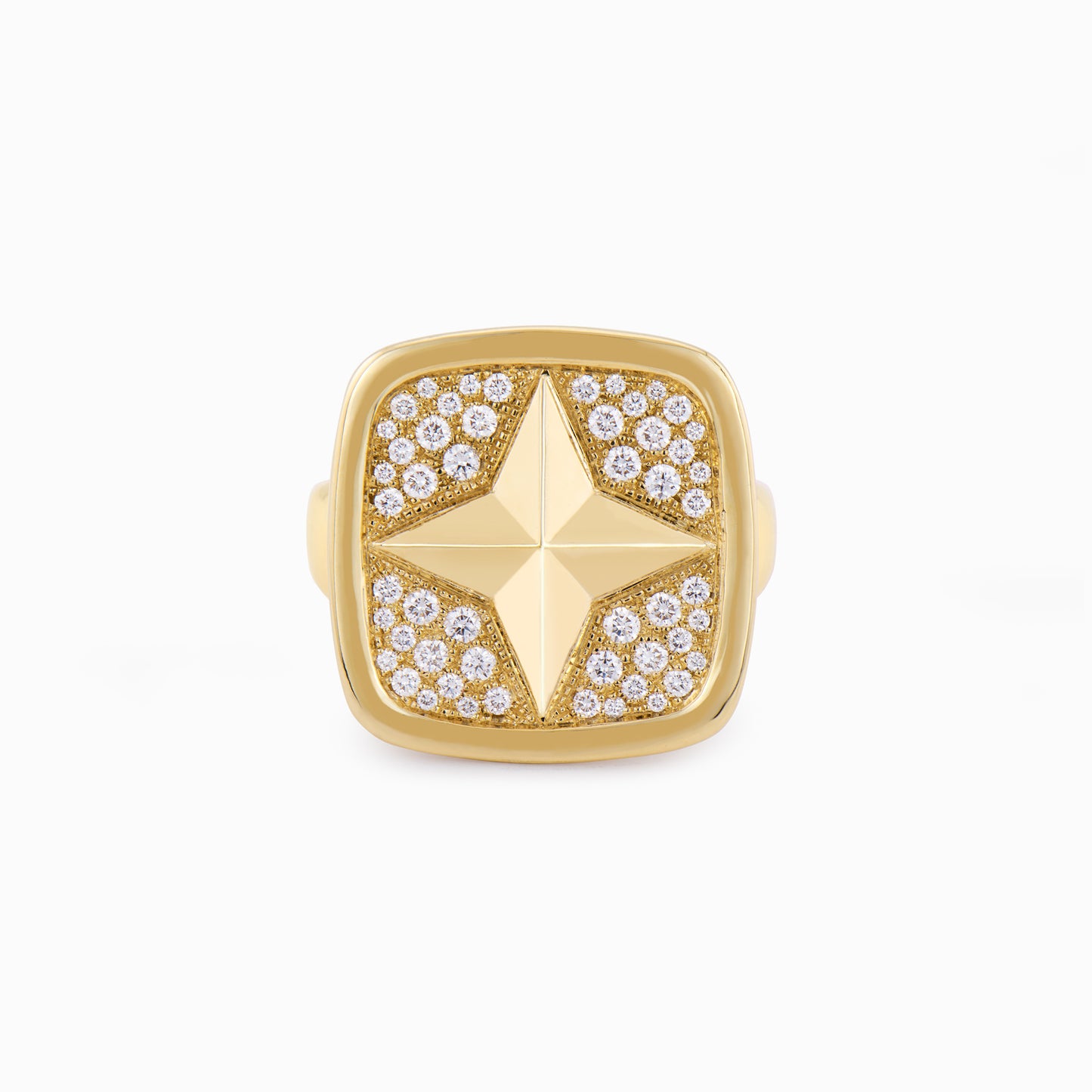 FIERCE Outrageous Diamond Signet Ring