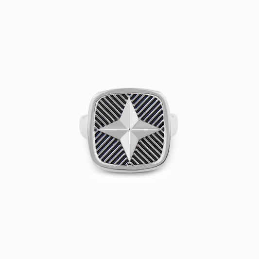FIERCE Audacious Grill Signet Ring – Silver
