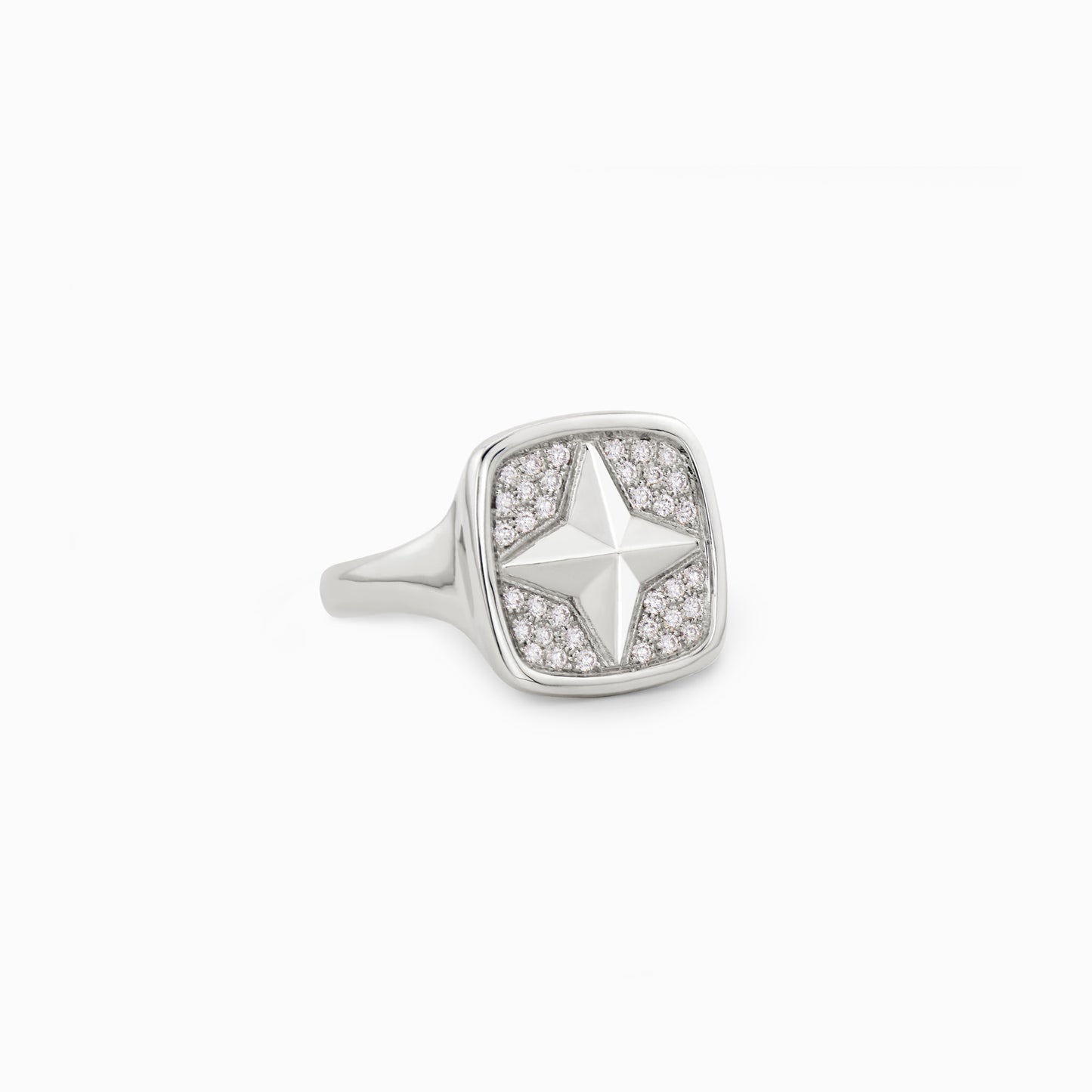 FIERCE Cheeky Diamond Signet Ring