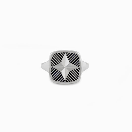 FIERCE Cheeky Grill Signet Ring – Silver