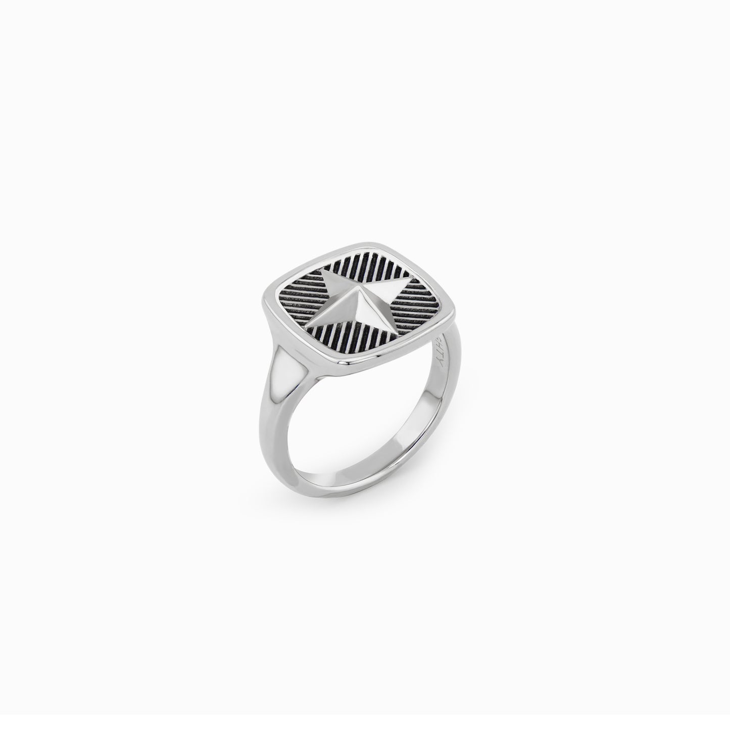 FIERCE Cheeky Grill Signet Ring – Silver