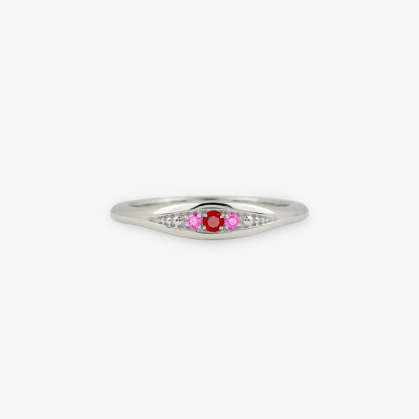Nurture Dôme Ring with Ruby & Pink Sapphires