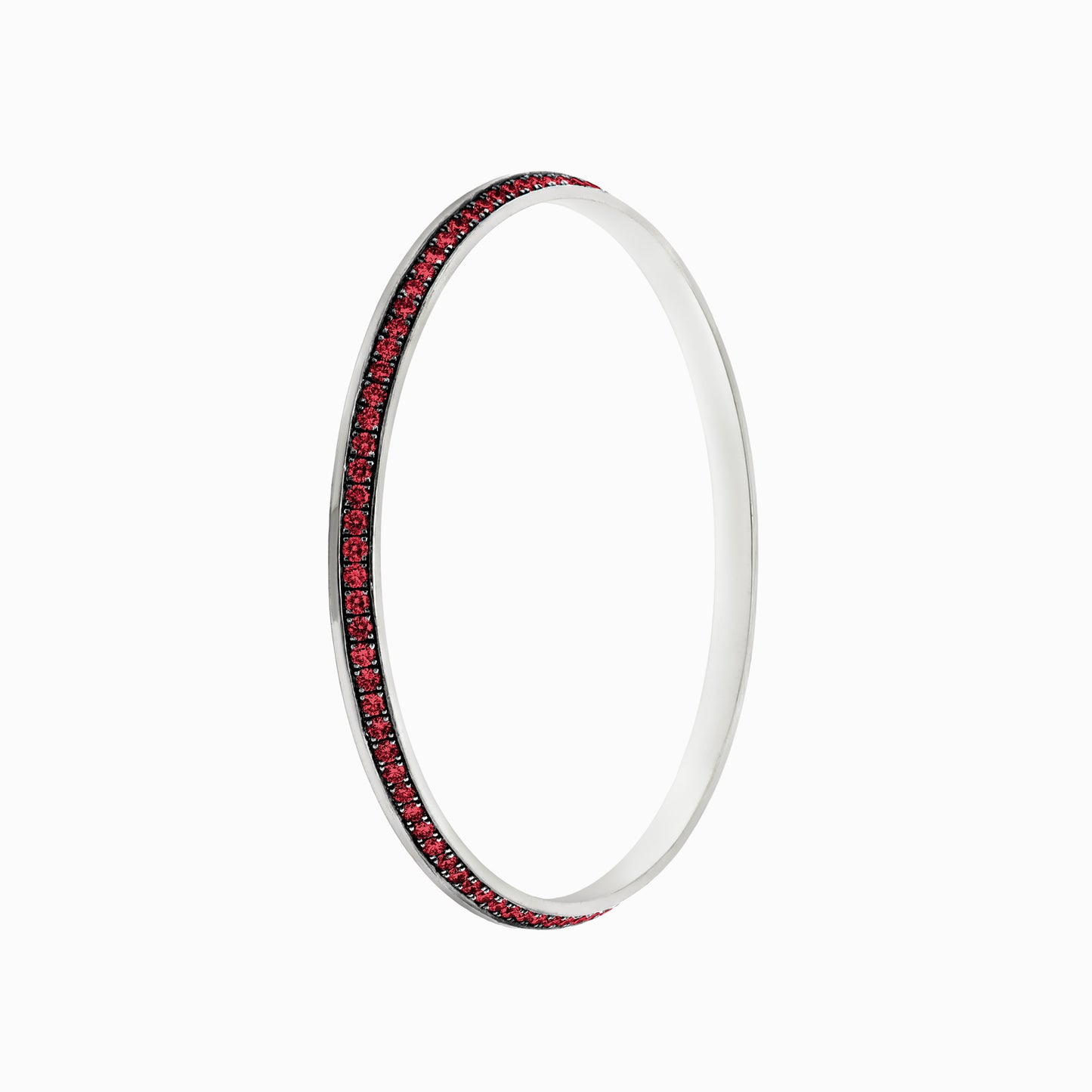 OFF-KILTER Outrageous Ruby Bangle Bracelet – Dark Mode