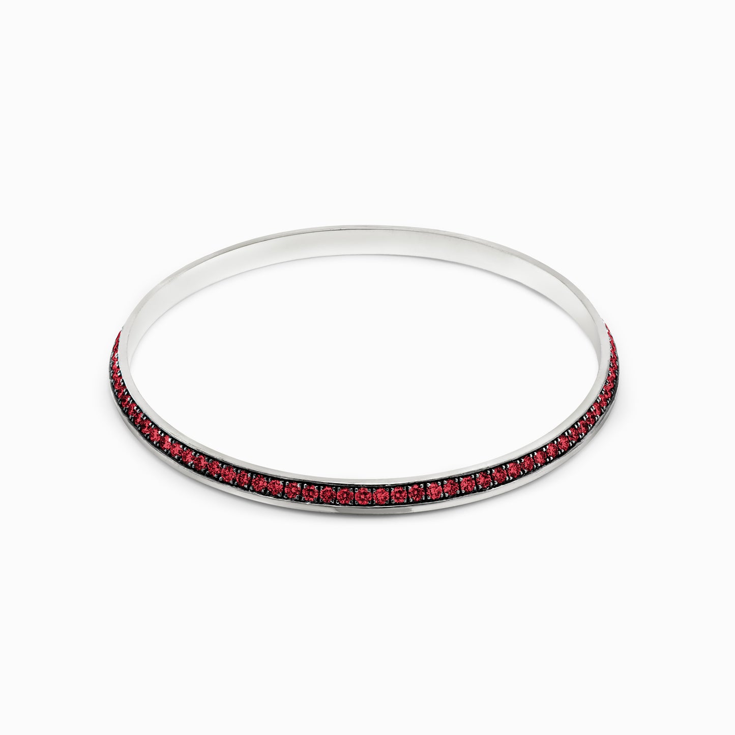 OFF-KILTER Outrageous Ruby Bangle Bracelet – Dark Mode