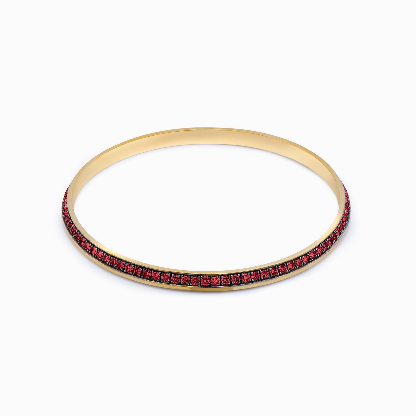 OFF-KILTER Outrageous Ruby Bangle Bracelet – Dark Mode