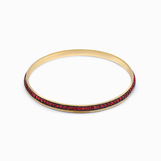 OFF-KILTER Outrageous Ruby Bangle Bracelet – Dark Mode