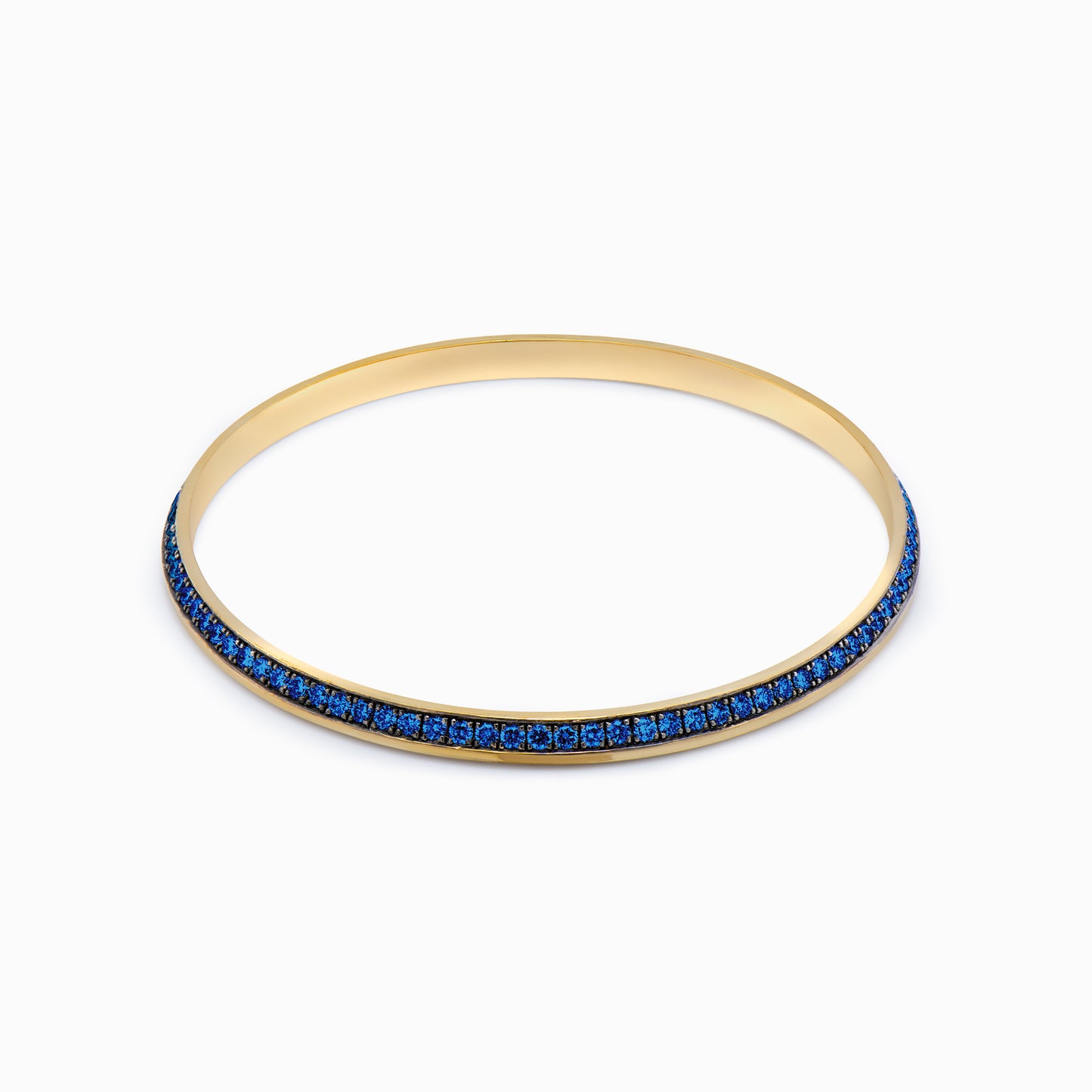 OFF-KILTER Outrageous Sapphire Bangle Bracelet – Dark Mode