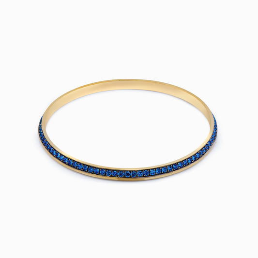 OFF-KILTER Outrageous Sapphire Bangle Bracelet – Dark Mode