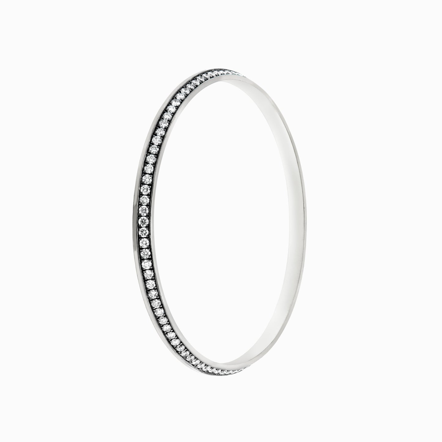OFF-KILTER Outrageous Diamond Bangle Bracelet – Dark Mode