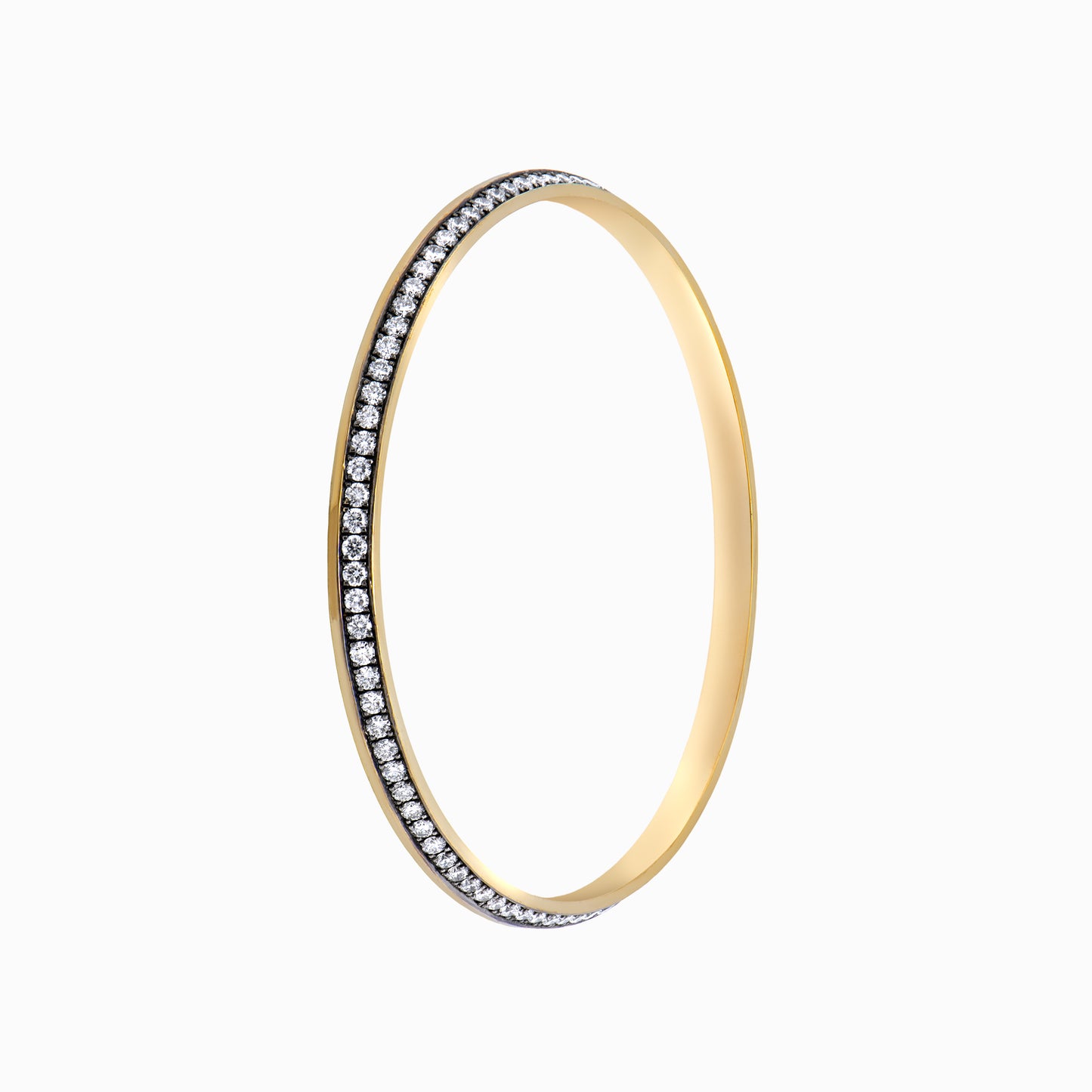 OFF-KILTER Outrageous Diamond Bangle Bracelet – Dark Mode