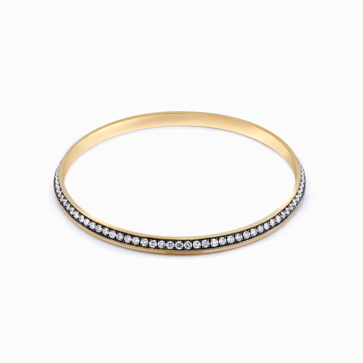 OFF-KILTER Outrageous Diamond Bangle Bracelet – Dark Mode