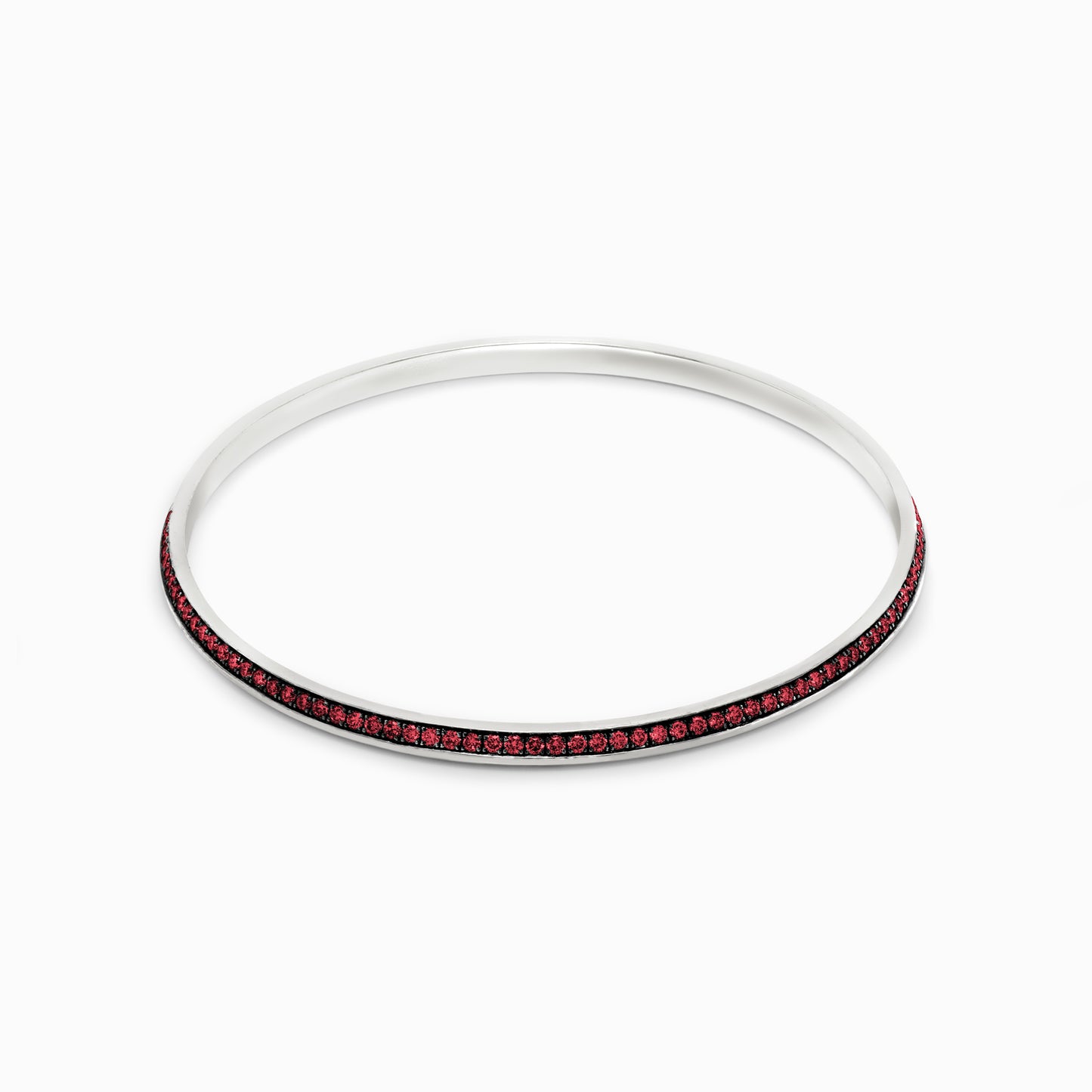 OFF-KILTER Audacious Ruby Bangle Bracelet – Dark Mode