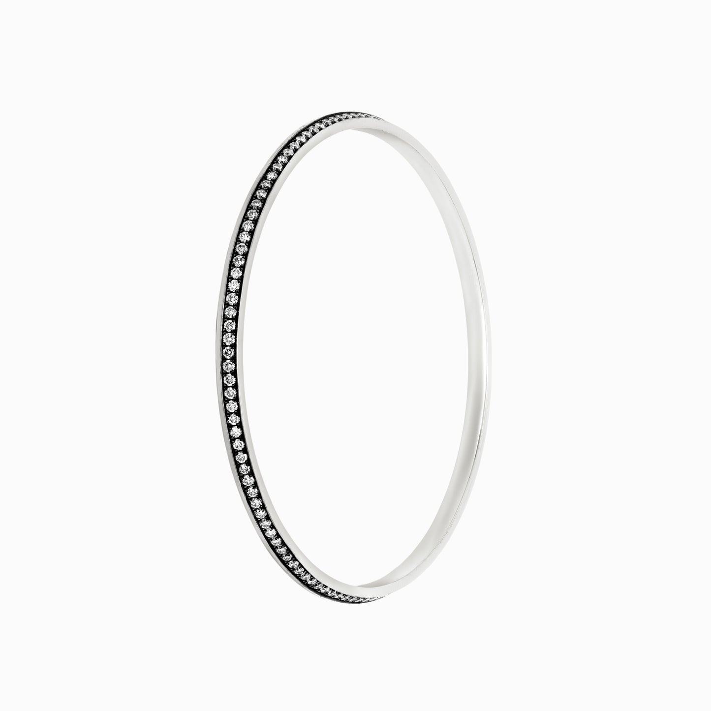 OFF-KILTER Audacious Diamond Bangle Bracelet – Dark Mode