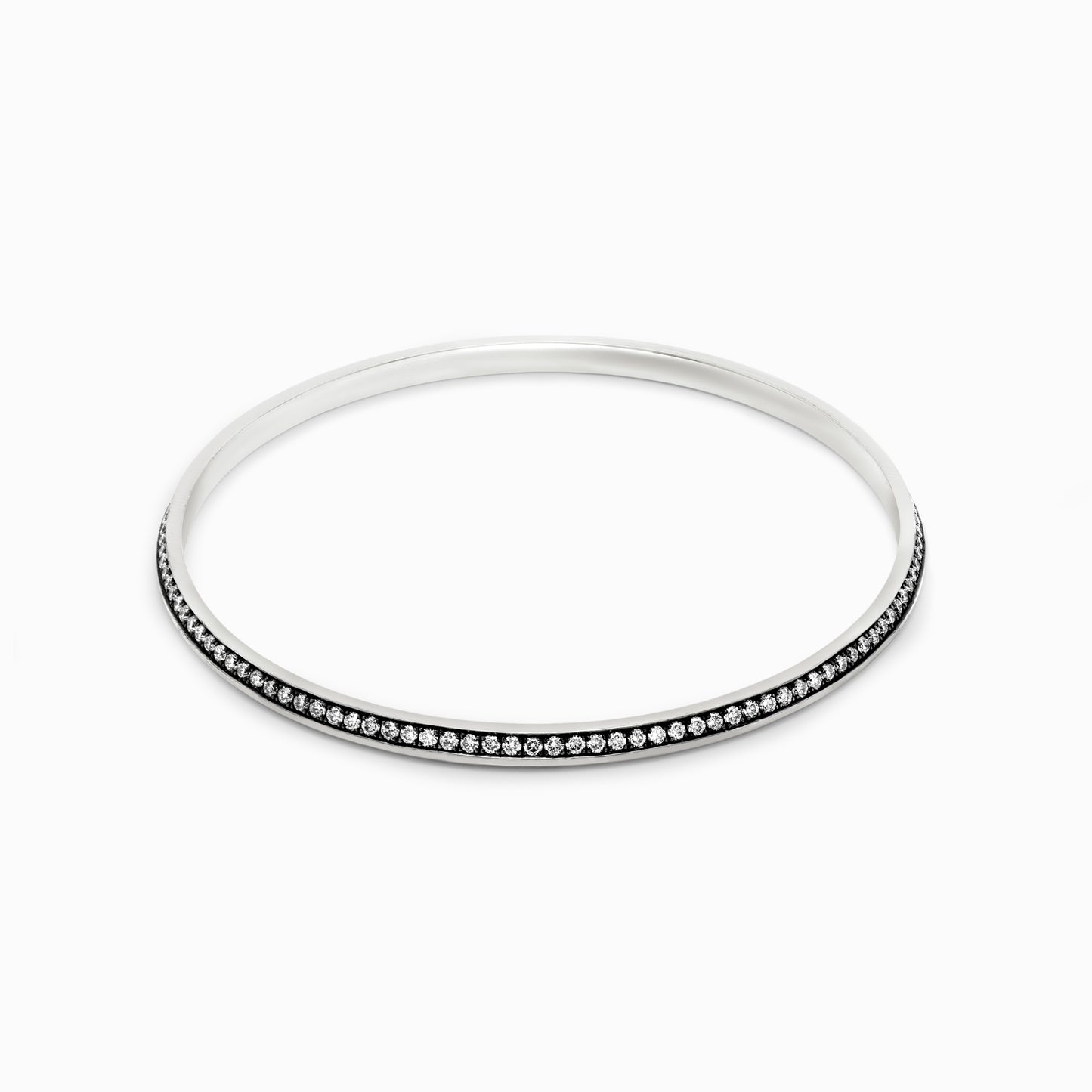 OFF-KILTER Audacious Diamond Bangle Bracelet – Dark Mode