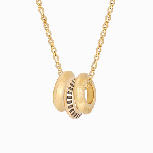 OFF-KILTER Cheeky Rondelle Trio Fine Necklace