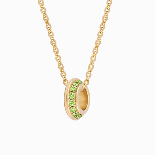 OFF-KILTER Peridot August Birthstone Fine Necklace