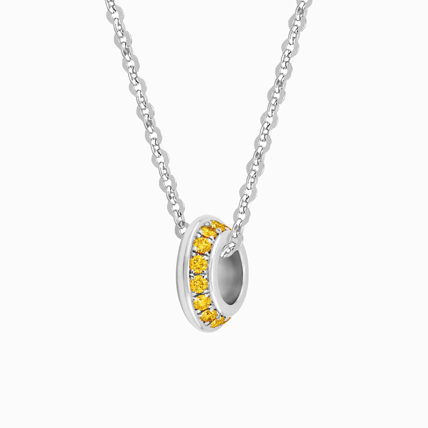 OFF-KILTER Citrine November Birthstone Fine Necklace