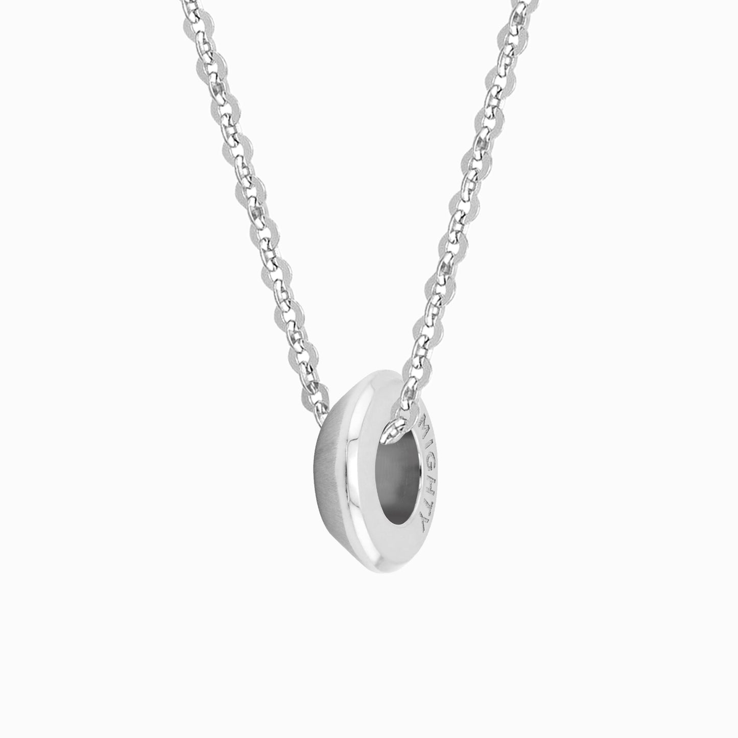 OFF-KILTER Satin Rondelle Fine Necklace