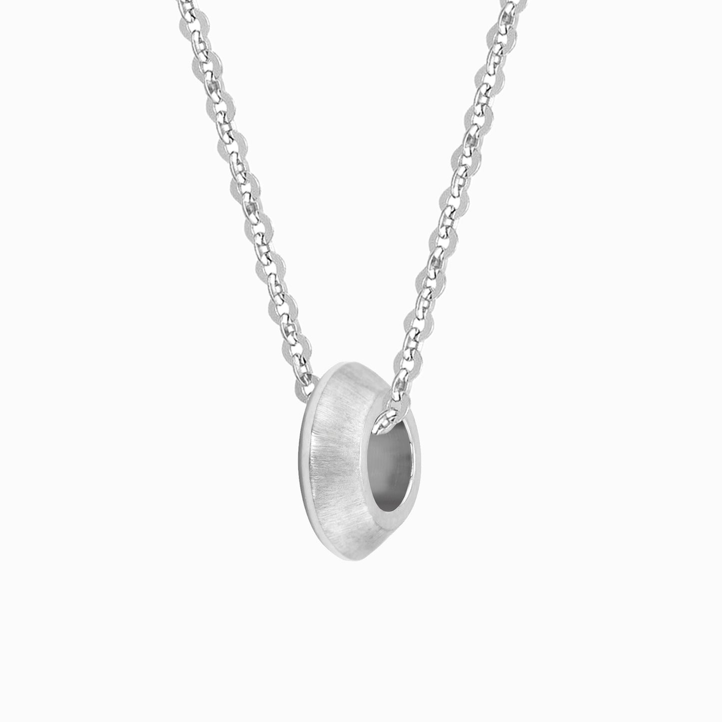 OFF-KILTER Satin Rondelle Fine Necklace