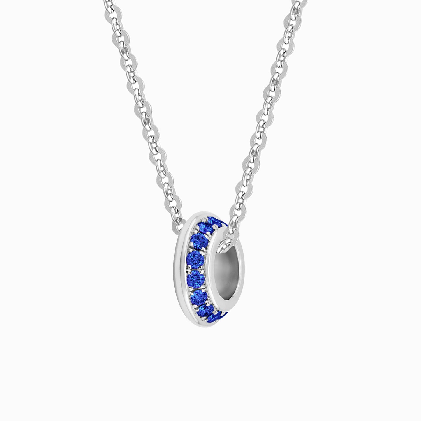 OFF-KILTER Sapphire September Birthstone Fine Necklace