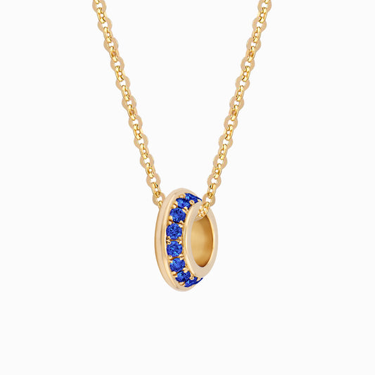 OFF-KILTER Sapphire September Birthstone Fine Necklace
