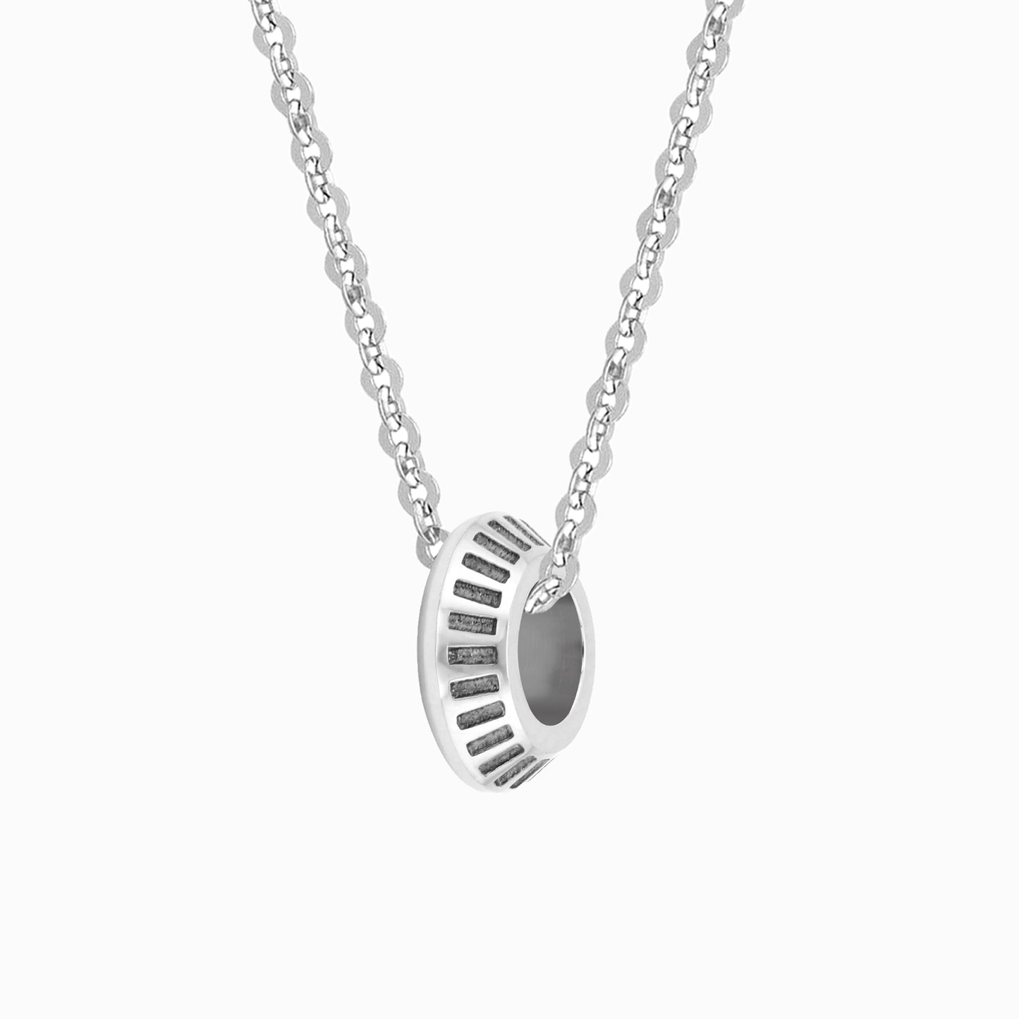 OFF-KILTER Turbine Rondelle Fine Necklace