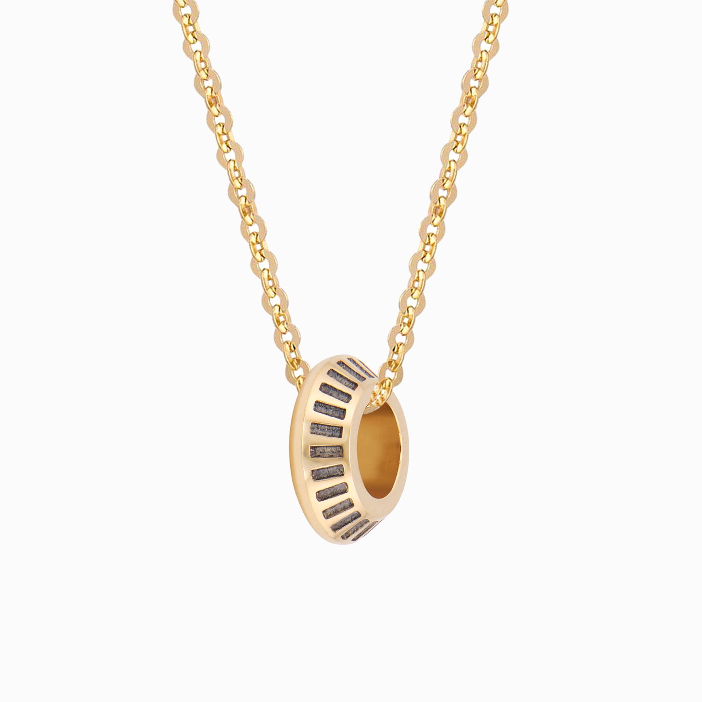 OFF-KILTER Turbine Rondelle Fine Necklace