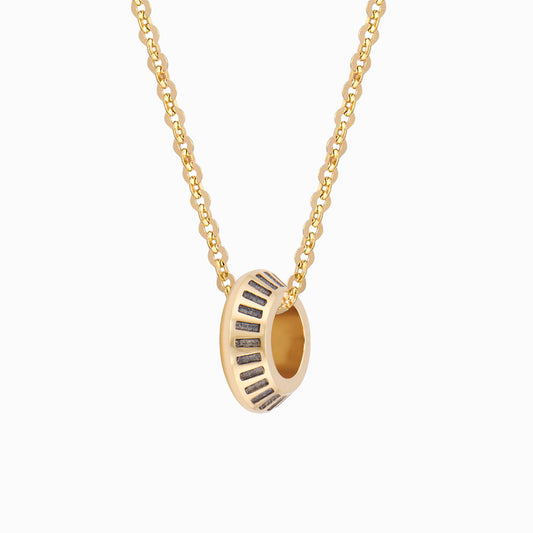 OFF-KILTER Turbine Rondelle Fine Necklace