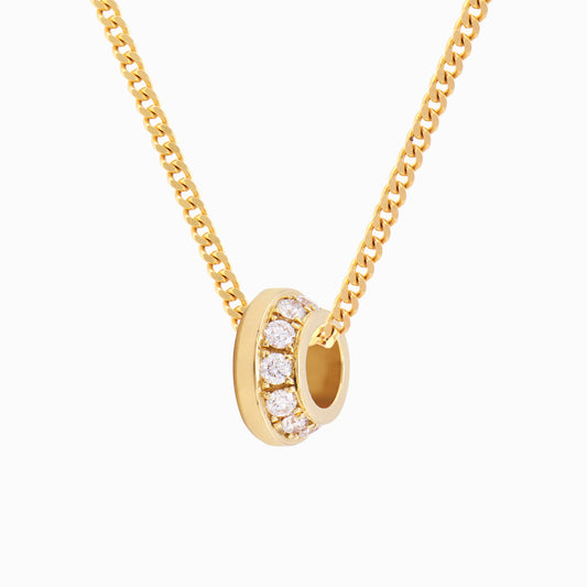 OFF-KILTER Outrageous Diamond Rondelle Necklace