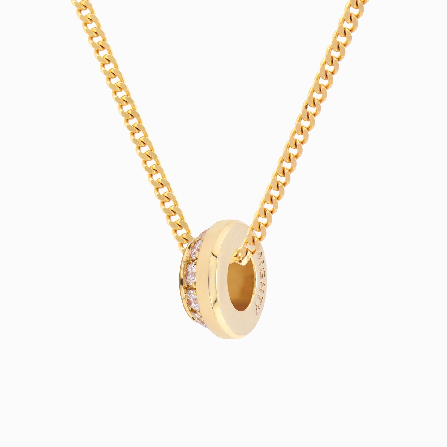 OFF-KILTER Outrageous Diamond Rondelle Necklace