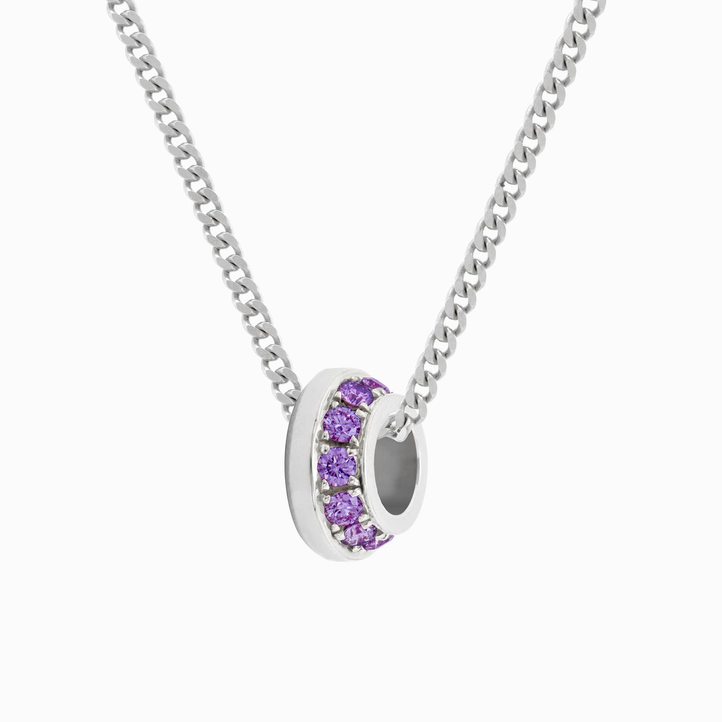 OFF-KILTER Outrageous Amethyst February Birthstone Necklace