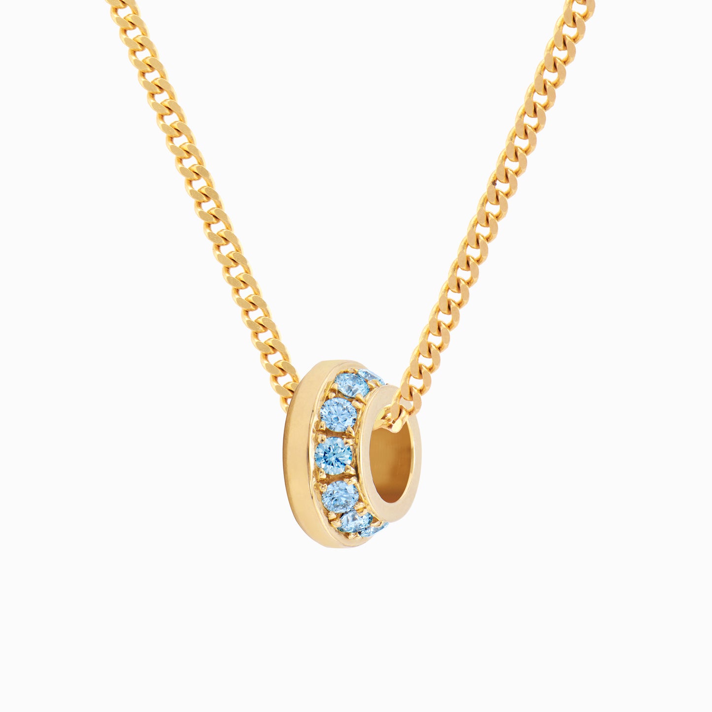 OFF-KILTER Outrageous Aquamarine March Birthstone Necklace