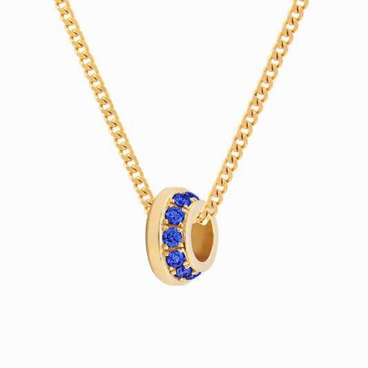 OFF-KILTER Outrageous Sapphire September Birthstone Necklace