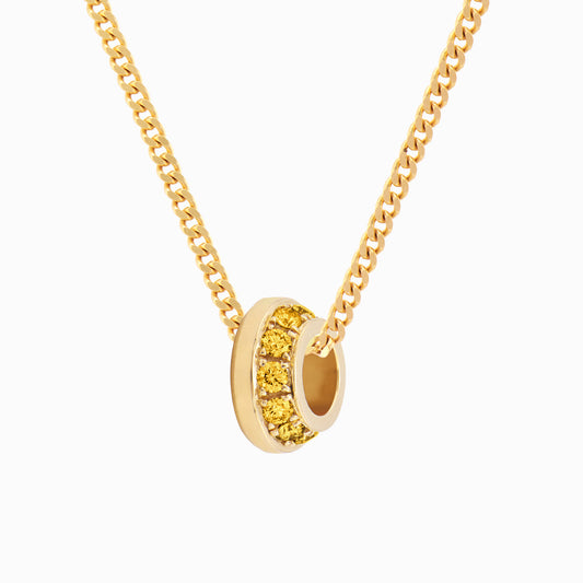 OFF-KILTER Outrageous Citrine November Birthstone Necklace