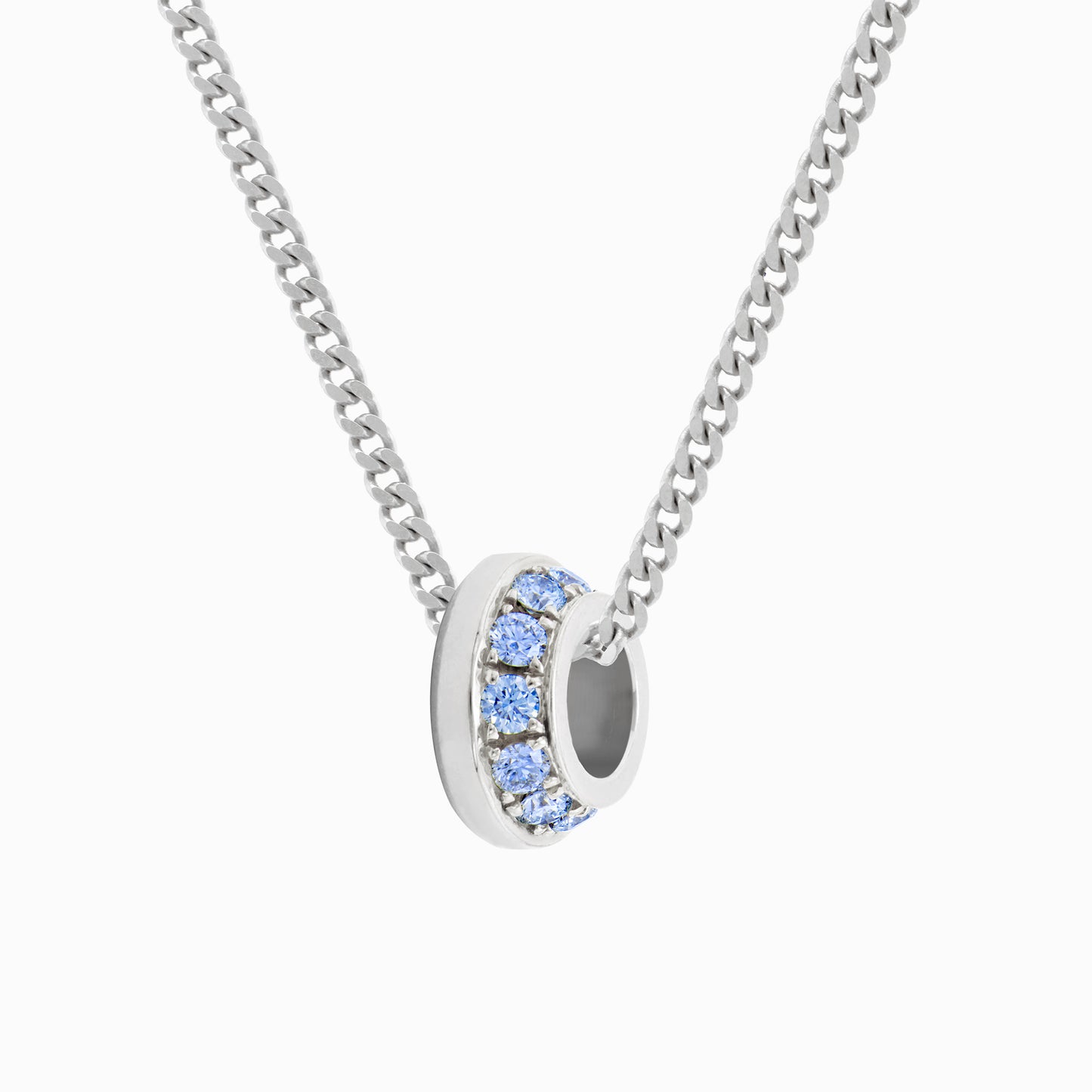 OFF-KILTER Outrageous Blue Topaz December Birthstone Necklace