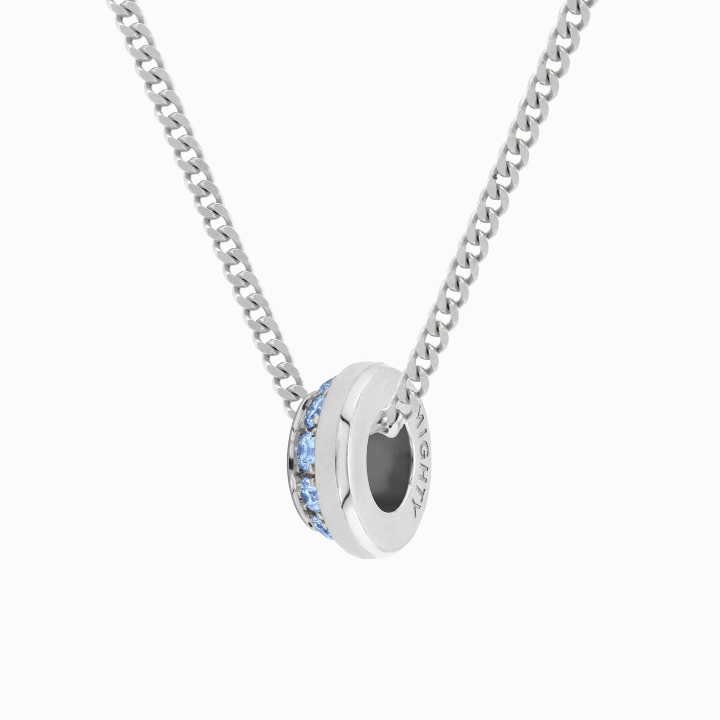 OFF-KILTER Outrageous Blue Topaz December Birthstone Necklace