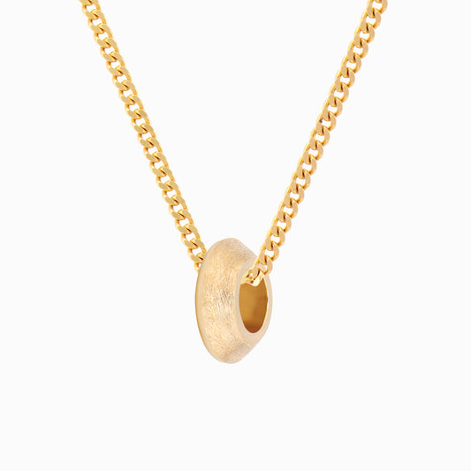 OFF-KILTER Audacious Distressed Rondelle Necklace