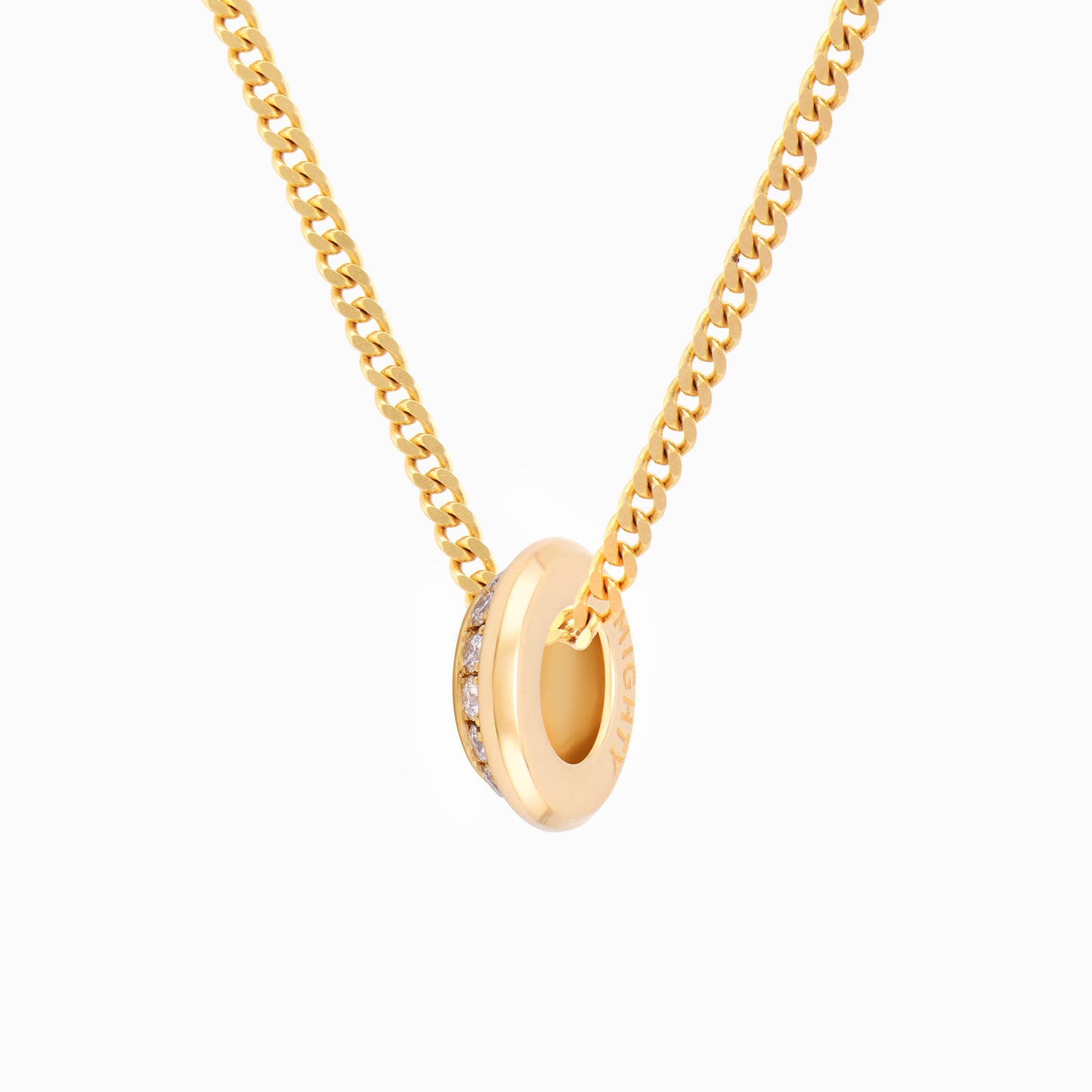 OFF-KILTER Audacious Diamond Rondelle Necklace