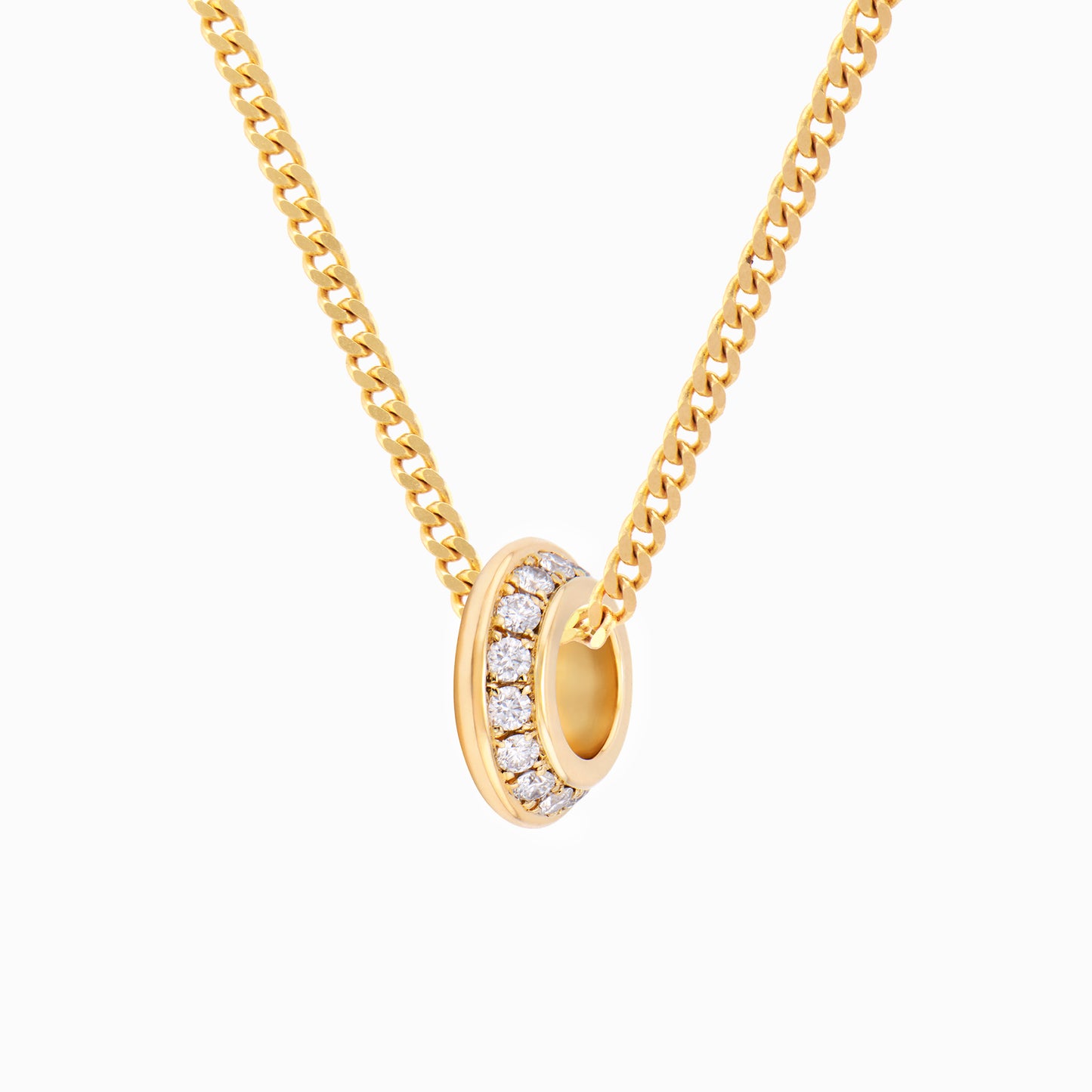 OFF-KILTER Audacious Diamond Rondelle Necklace