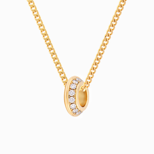 OFF-KILTER Audacious Diamond Rondelle Necklace