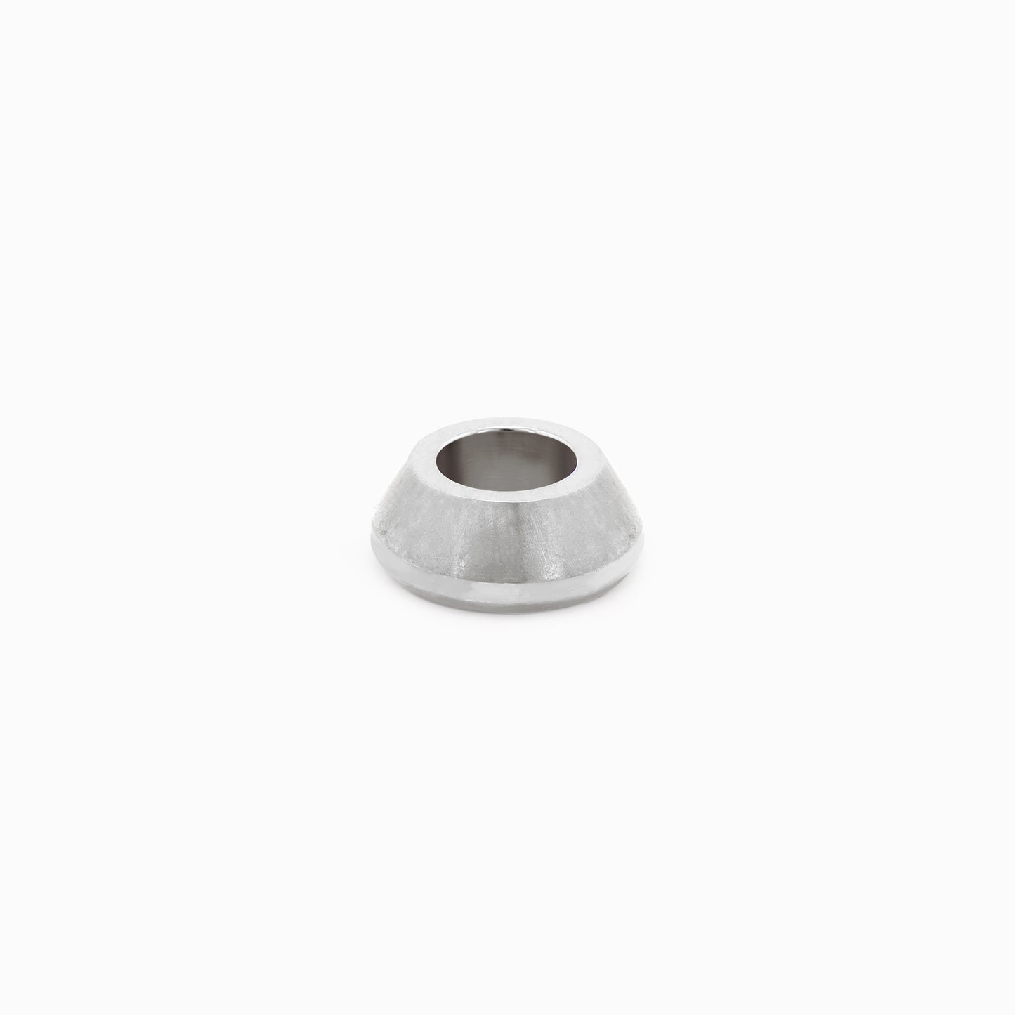 OFF-KILTER Outrageous Satin Rondelle Pendant – Silver